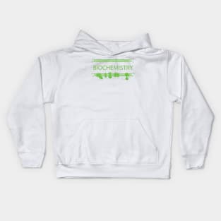 Biochemistry (Green Print) Kids Hoodie